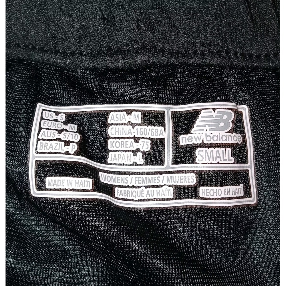 New Balance Running Shorts Womens Small Black White Lightning Dry WRS1106X - Picture 2 of 10